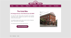 Desktop Screenshot of hotelmac.net