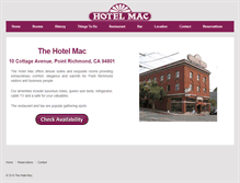 Tablet Screenshot of hotelmac.net
